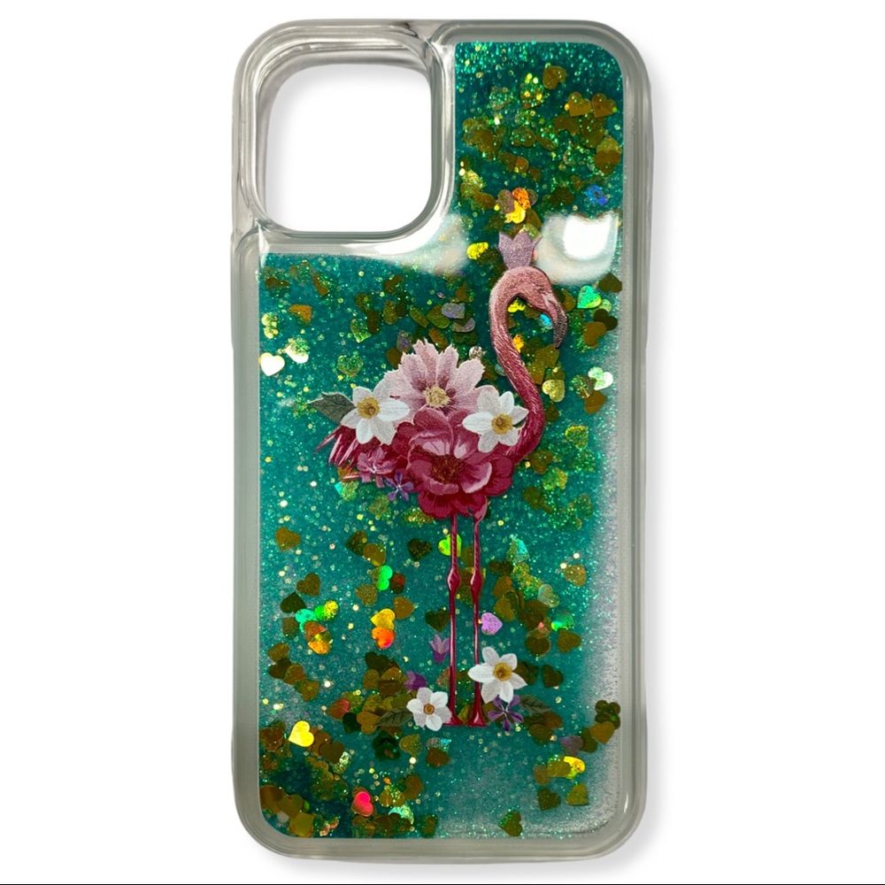 iphone 12/12 pro flamingo waterfall case